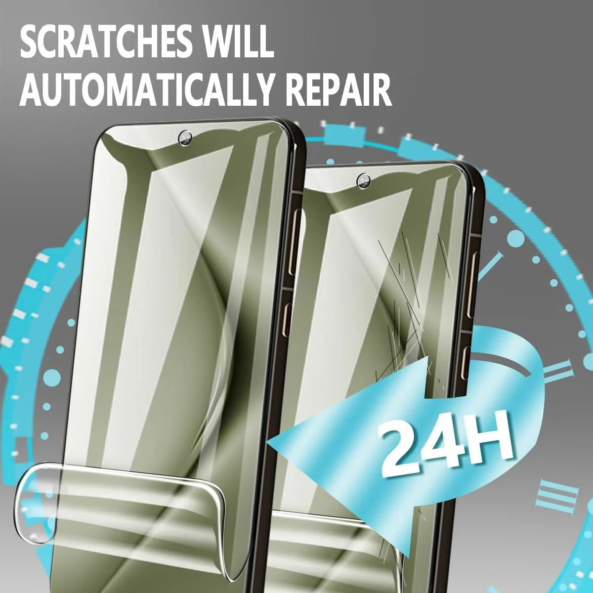 محافظ صفحه نمایش TPU Phlleyaa برای Huawei Pura 70 Ultra، 2 عدد فیلم و شیشه دوربین، 2 عدد، نصب آسان، ضد خش و بدون حباب، شیشه حرارت دیده برای Huawei Pura 70 Ultra