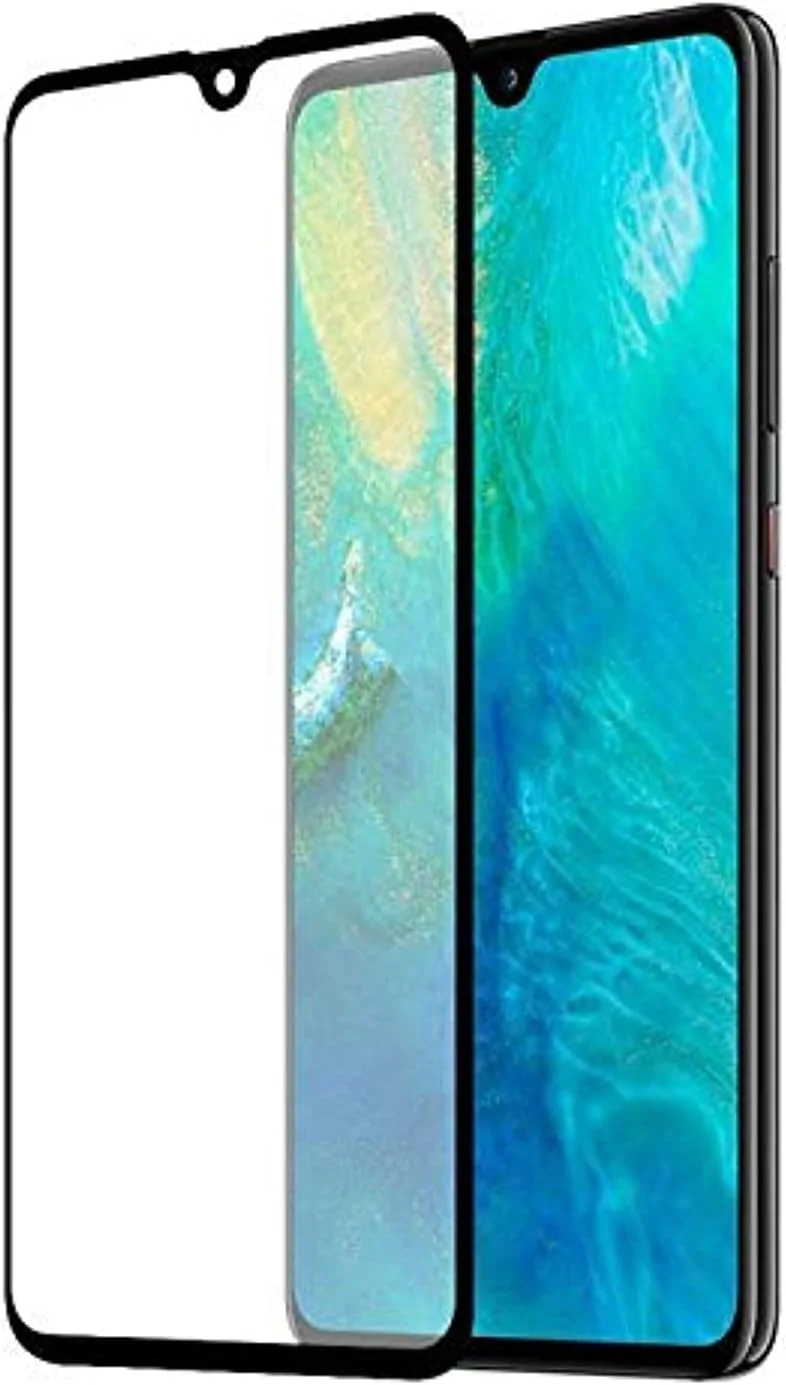 محافظ صفحه نمایش شیشه ای خمیده تمام چسب هواوی میت 20 - مشکی