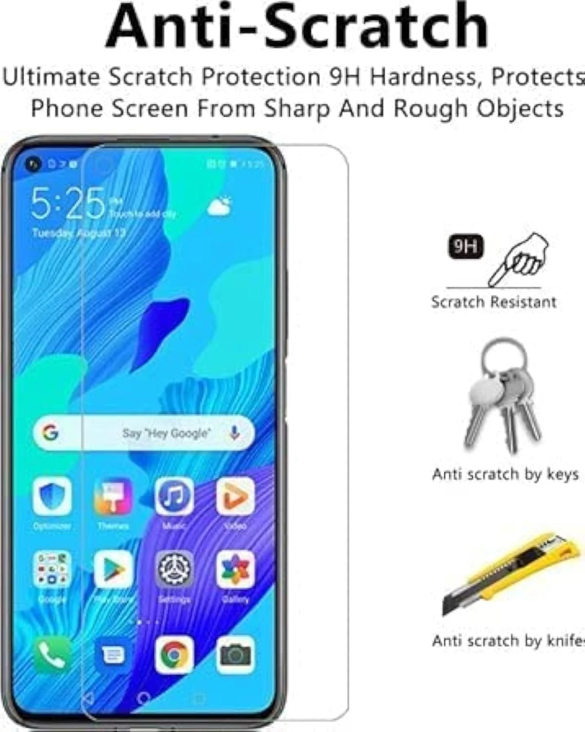 محافظ صفحه نمایش شیشه ای ICS سازگار با Huawei Nova 7i