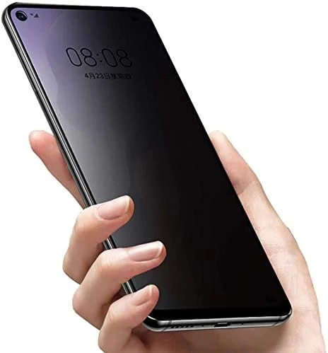 محافظ صفحه نمایش حریم خصوصی ضد تابش نور شیشه ای تمپر شده Al-HuTrusHi Huawei Nova 7 5G [لمس سه بعدی] [سازگار با قاب] بدون حباب