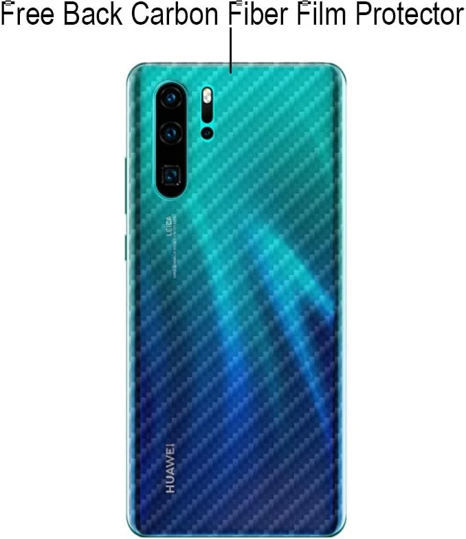 محافظ صفحه نمایش IBYWIND برای Huawei P30 Pro، بسته 2 عددی شیشه حرارت دیده با سختی 9H، همراه با 1 عدد محافظ لنز دوربین، 1 عدد فیلم فیبر کربن پشت، نصب آسان محافظ صفحه نمایش IBYWIND برای Huawei P30 Pro، بسته 2 عددی شیشه حرارت دیده با سختی 9H، همراه با 1 عدد محافظ لنز دوربین، 1 عدد فیلم فیبر کربن پشت، نصب آسان