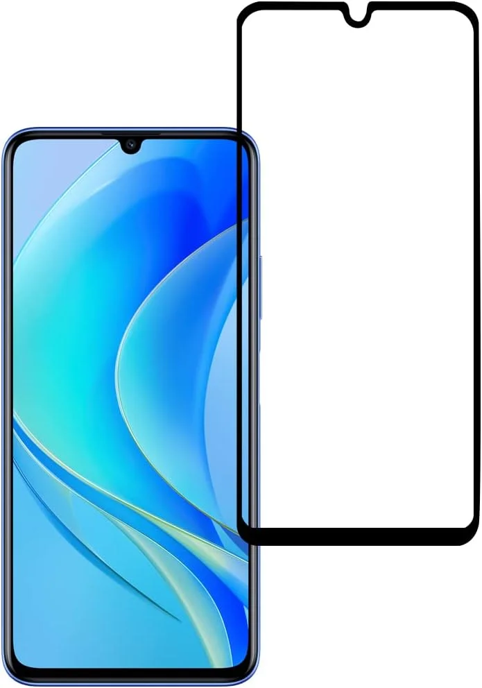 محافظ صفحه نمایش Al-HuTrusHi سازگار با Huawei nova Y70، شیشه حرارت دیده [ضد تابش نور] [پوشش کامل HD] [نصب آسان] [سختی 9H] [حساس به لمس] [ضد خرد شدن]