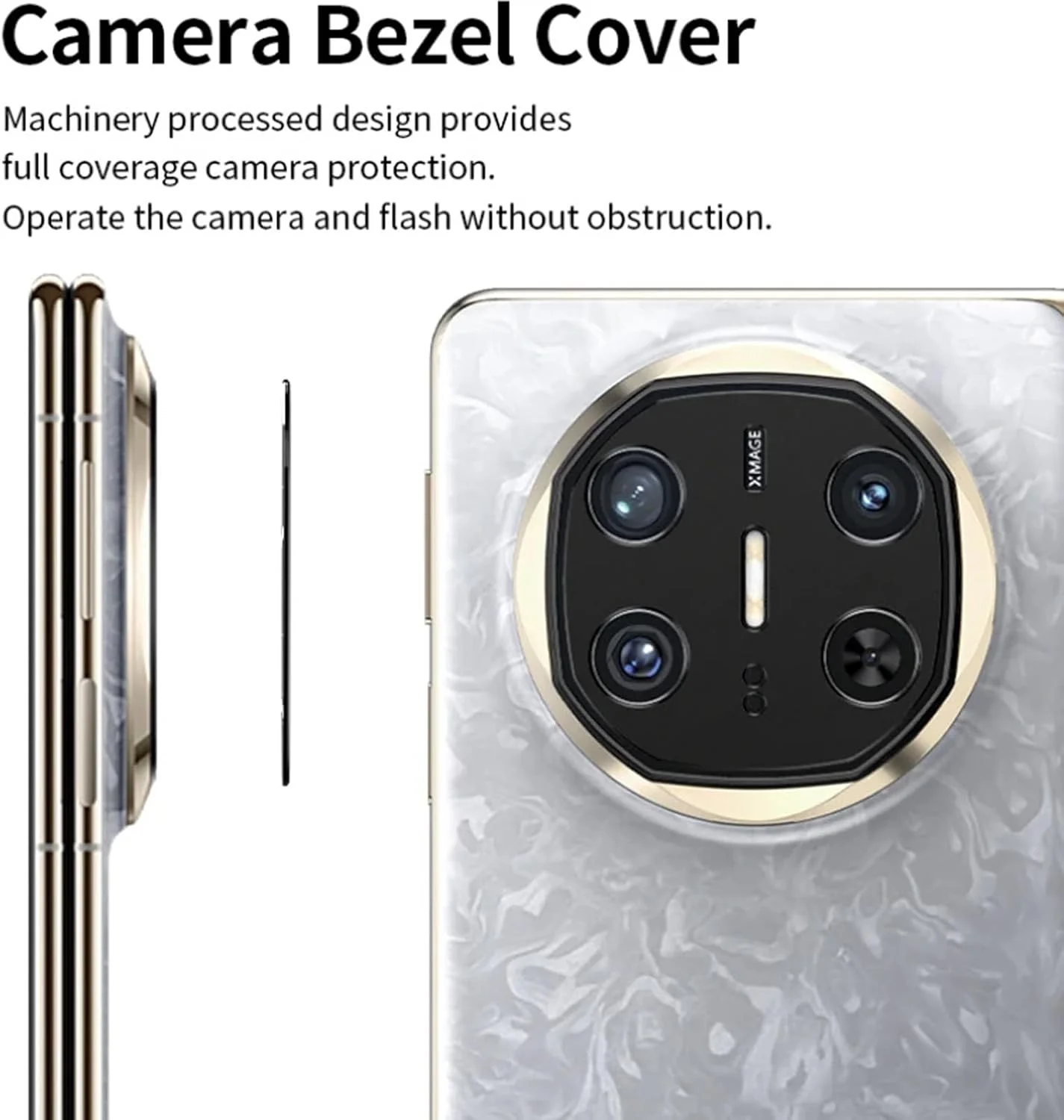 محافظ صفحه نمایش شیشه ای حرارت دیده سازگار با گوشی هوشمند تاشو HUAWEI Mate X6 به همراه محافظ لنز، سختی 9H ضد خش، مقاوم در برابر خراش نصب آسان [7.93 اینچ]