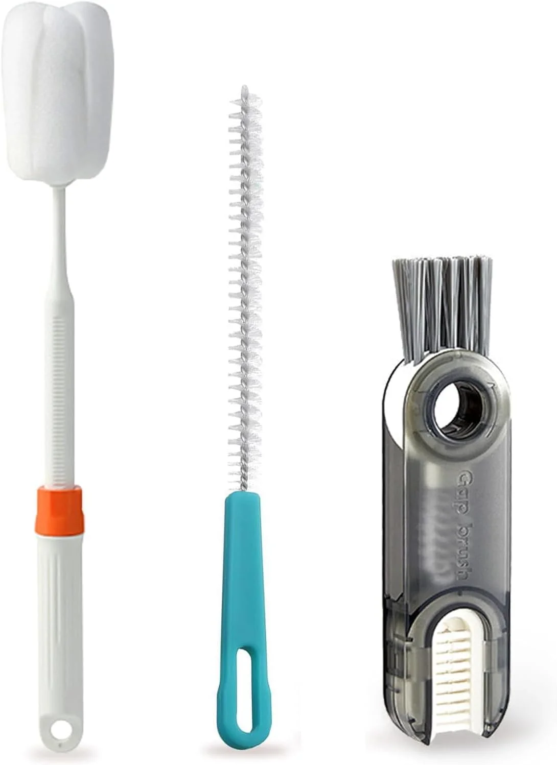 برس شیشه شوی 3 در 1، به همراه برس تمیز کننده نی و تمیز کننده سرشیشه، برس شستشوی بطری آب دسته بلند، کیت تمیز کننده شیشه شیر کودک، برای تمیز کردن بطری های ورزشی، شیشه شیر کودک، لیوان قهوه برس شیشه شوی 3 در 1، به همراه برس تمیز کننده نی و تمیز کننده سرشیشه، برس شستشوی بطری آب دسته بلند، کیت تمیز کننده شیشه شیر کودک، برای تمیز کردن بطری های ورزشی، شیشه شیر کودک، لیوان قهوه