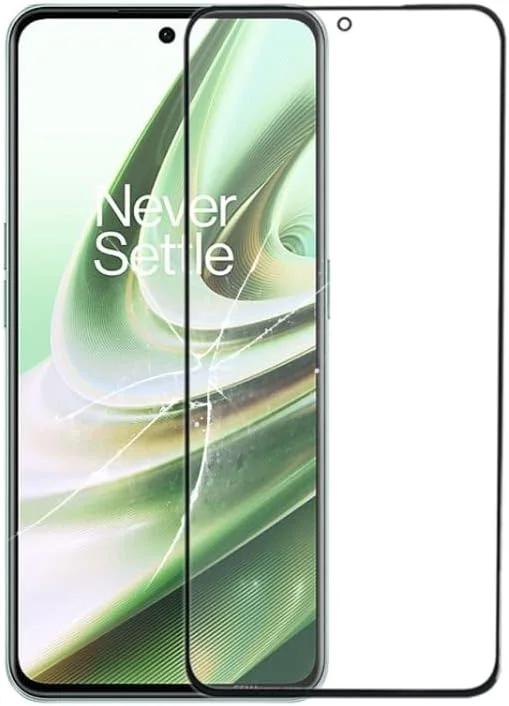 قطعات جایگزین تلفن همراه برای OnePlus 10R 150W شیشه لنز بیرونی صفحه نمایش جلو با چسب شفاف نوری OCA
