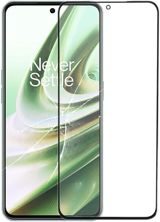 قطعات جایگزین تلفن همراه برای OnePlus 10R 150W شیشه لنز بیرونی صفحه نمایش جلو با چسب شفاف نوری OCA