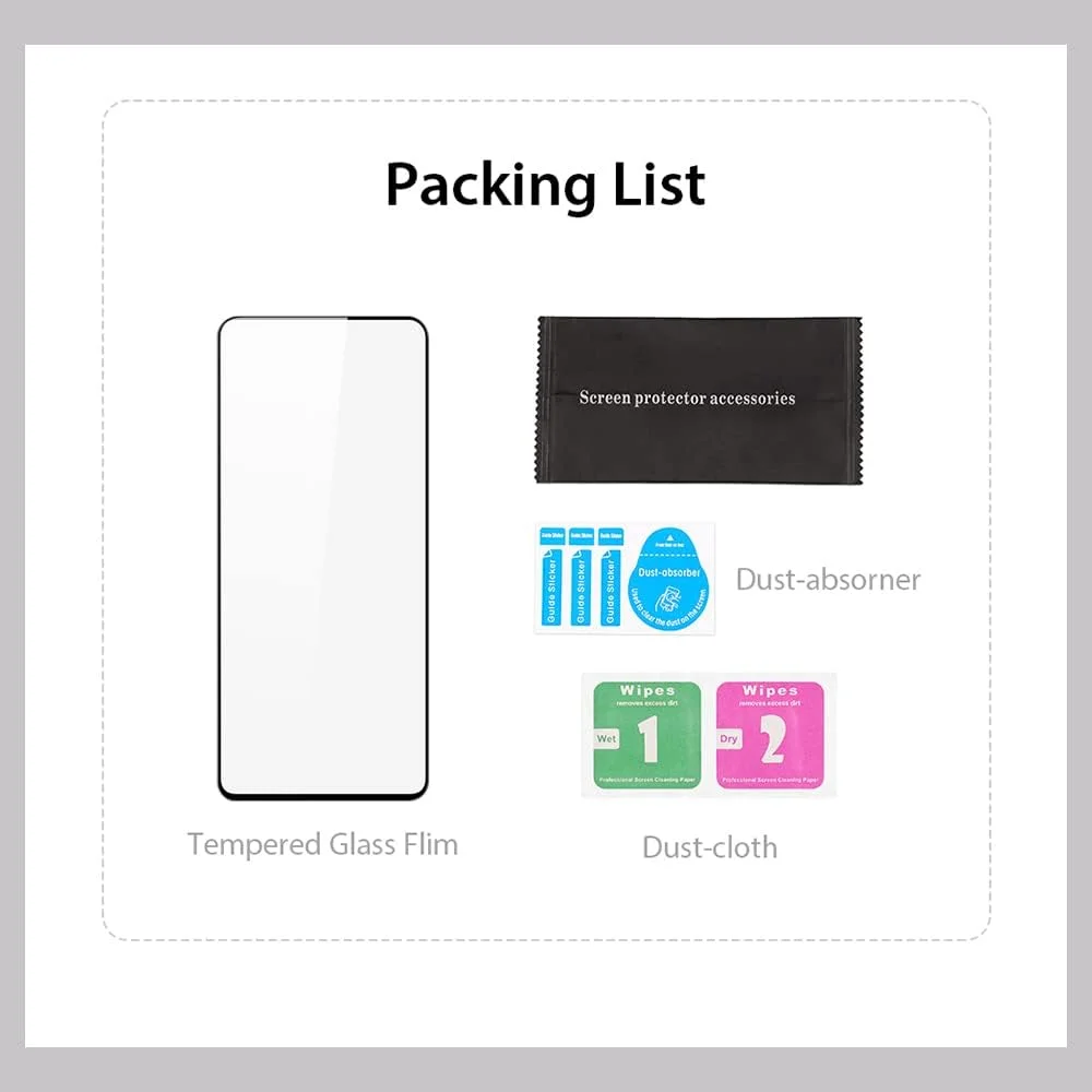 محافظ صفحه نمایش QJONSIU سازگار با OnePlus 13T، [بسته 3 عددی] محافظ صفحه نمایش HD، سختی 9H، محافظت کامل از صفحه نمایش، [مقاوم در برابر خراش] [بدون حباب] شفاف