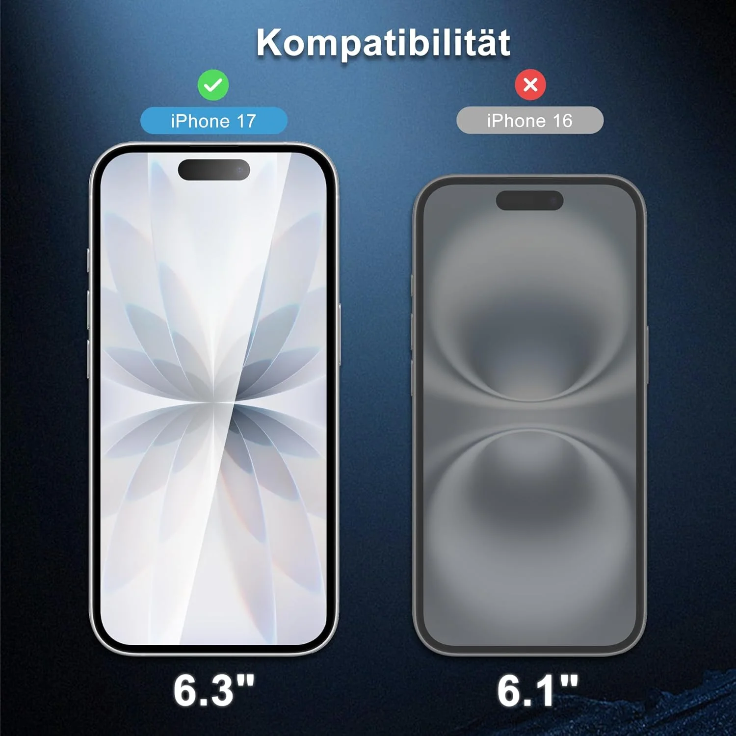 محافظ صفحه نمایش شیشه ای حرارت دیده JZG 2 + 2 عددی برای آیفون 17، شامل 2 محافظ صفحه نمایش + 2 محافظ دوربین، سختی 9H، بدون حباب، ضد خش، شفافیت HD محافظ صفحه نمایش شیشه ای حرارت دیده JZG 2 + 2 عددی برای آیفون 17، شامل 2 محافظ صفحه نمایش + 2 محافظ دوربین، سختی 9H، بدون حباب، ضد خش، شفافیت HD