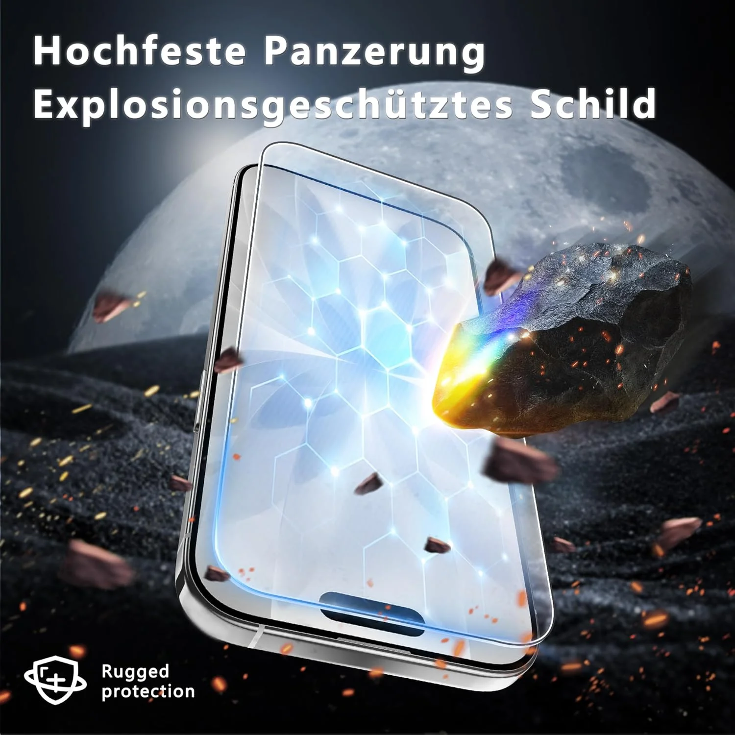 محافظ صفحه نمایش شیشه ای حرارت دیده JZG 2 + 2 عددی برای آیفون 17، شامل 2 محافظ صفحه نمایش + 2 محافظ دوربین، سختی 9H، بدون حباب، ضد خش، شفافیت HD محافظ صفحه نمایش شیشه ای حرارت دیده JZG 2 + 2 عددی برای آیفون 17، شامل 2 محافظ صفحه نمایش + 2 محافظ دوربین، سختی 9H، بدون حباب، ضد خش، شفافیت HD