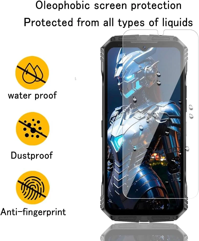 بسته 3 عددی محافظ صفحه نمایش Tzstz برای Doogee V30 Pro 5G، سختی 9H، ضد خش، محافظ صفحه نمایش شیشه ای حرارت دیده OnePlus Nord 2T