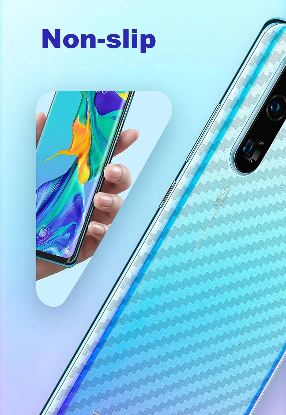 محافظ پشت نوکر برای OnePlus 9، [بسته 4 عددی] فیلم پشتی نرم و ضد خش فوق العاده نازک 0.1 میلی متری، [ضد اثر انگشت] [ضد لغزش] [شفاف]