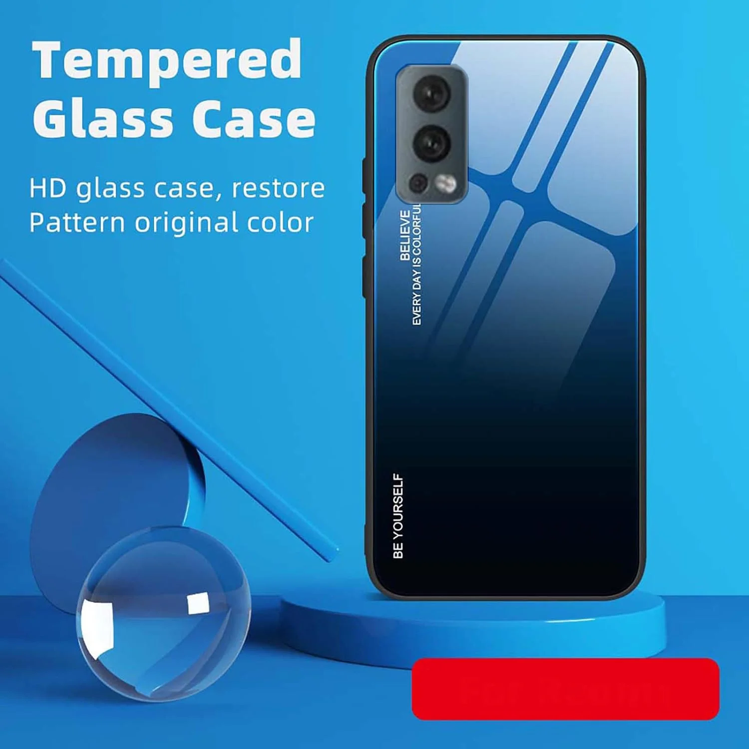 قاب محافظ گوشی وییو مناسب برای وان پلاس نورد 2 5G، قاب پشتی باریک شیشه ای حرارت دیده 9H، بامپر سیلیکونی TPU محافظ قاب محافظ گوشی وییو مناسب برای وان پلاس نورد 2 5G، قاب پشتی باریک شیشه ای حرارت دیده 9H، بامپر سیلیکونی TPU محافظ