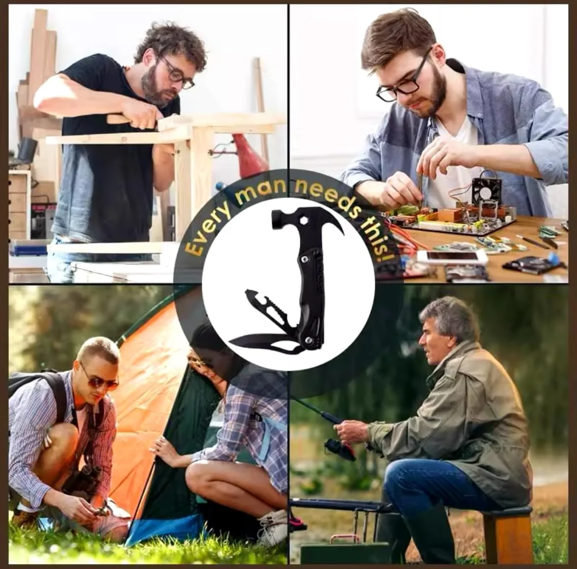 چکش چندکاره مرجانی آبی، انبردست تاشو، آچار، پیچ گوشتی، درب بازکن بطری، ابزار دستی ترکیبی برای کمپینگ و بقا در فضای باز چکش چندکاره مرجانی آبی، انبردست تاشو، آچار، پیچ گوشتی، درب بازکن بطری، ابزار دستی ترکیبی برای کمپینگ و بقا در فضای باز