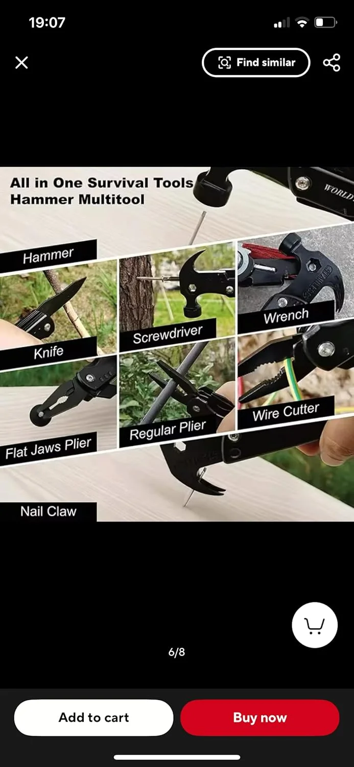 چکش چندکاره مرجانی آبی، انبردست تاشو، آچار، پیچ گوشتی، درب بازکن بطری، ابزار دستی ترکیبی برای کمپینگ و بقا در فضای باز چکش چندکاره مرجانی آبی، انبردست تاشو، آچار، پیچ گوشتی، درب بازکن بطری، ابزار دستی ترکیبی برای کمپینگ و بقا در فضای باز