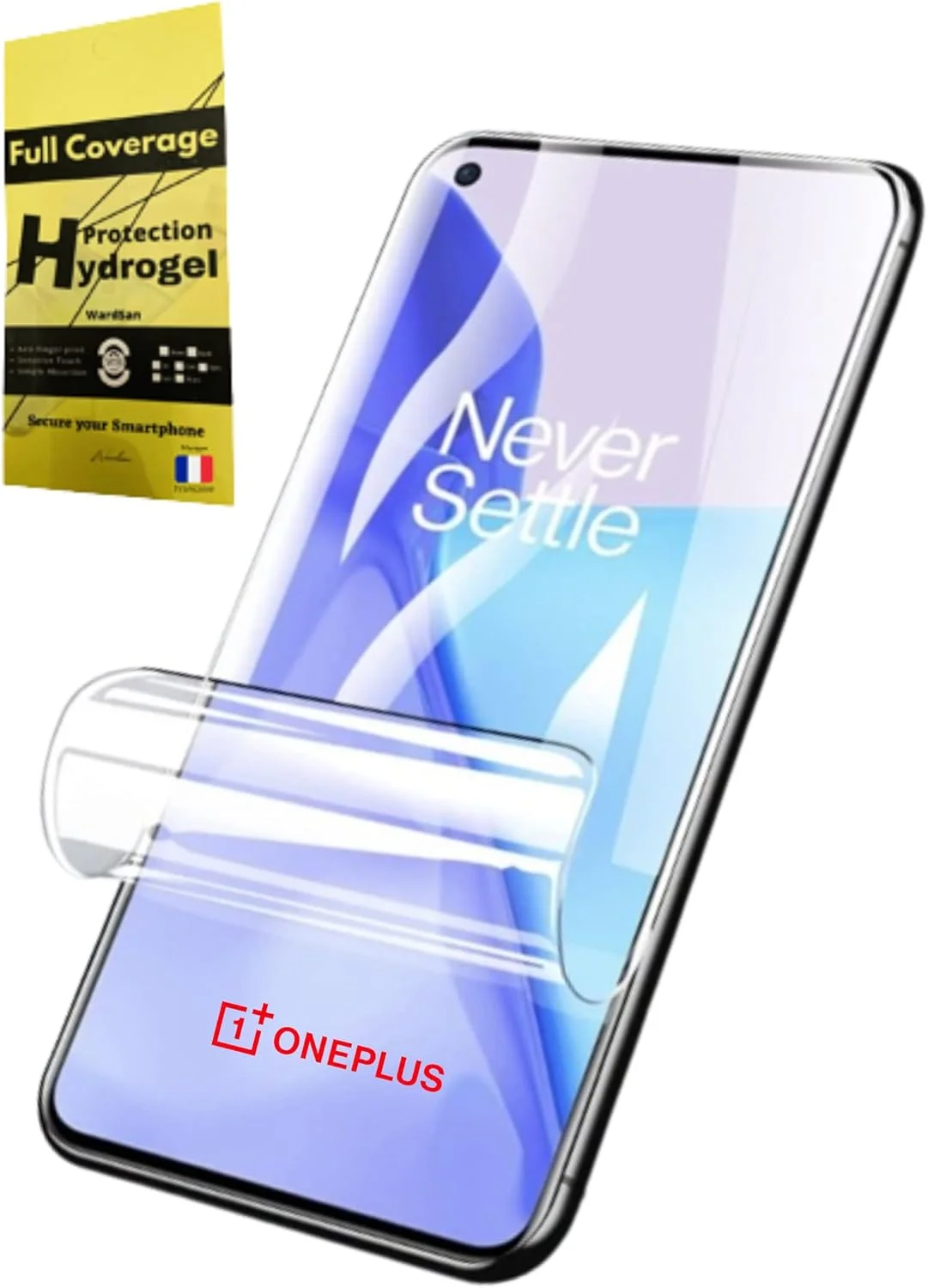محافظ صفحه نمایش هیدروژل سه بعدی WardSan (2 عدد) برای گوشی ONEPLUS NORD N20 SE 5G با اندازه 6.56 اینچ به همراه پایه انگشتی تلفن برای سلفی | ضد ضربه | سازگار با قاب | فیلم محافظ TPU نرم محافظ صفحه نمایش هیدروژل سه بعدی WardSan (2 عدد) برای گوشی ONEPLUS NORD N20 SE 5G با اندازه 6.56 اینچ به همراه پایه انگشتی تلفن برای سلفی | ضد ضربه | سازگار با قاب | فیلم محافظ TPU نرم