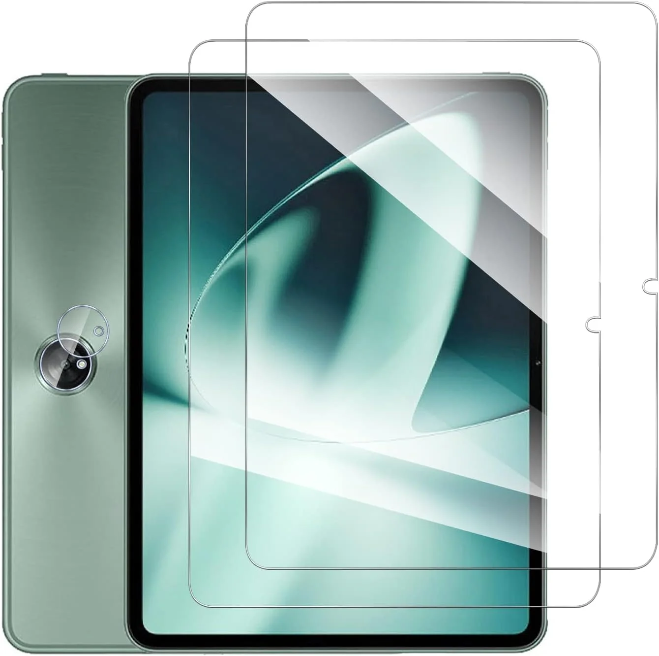 GMUJIAO [2 + 2 تکه] سازگار با OnePlus Pad 11.6 اینچی محافظ صفحه نمایش و محافظ دوربین عقب، سختی 9H [ضد خش]