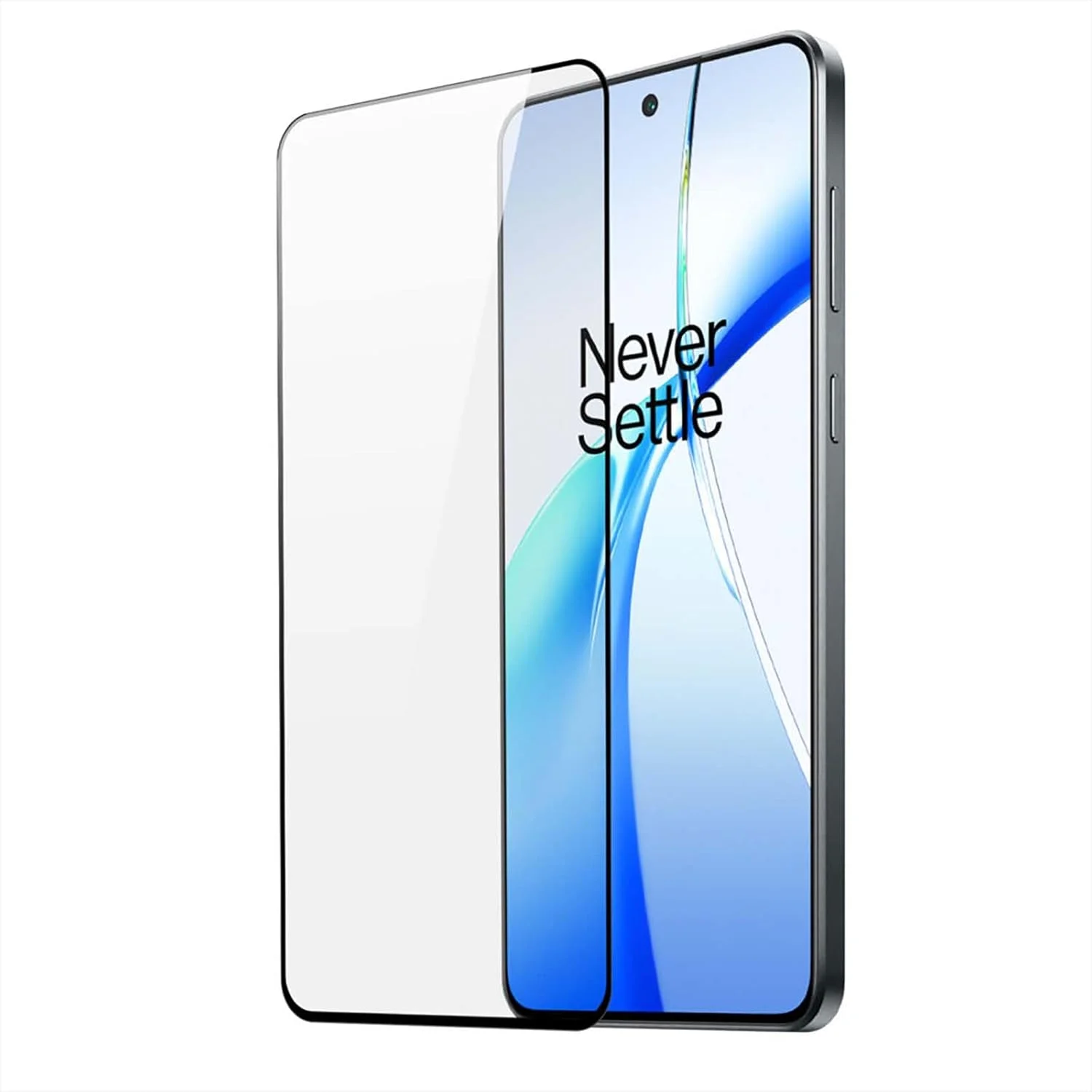 محافظ صفحه نمایش OIATROE [بسته 2 عددی] برای OnePlus Nord CE4/Oppo K12، محافظ صفحه نمایش شیشه ای حرارت دیده ممتاز فوق العاده باریک HD 2.5D Pro-Fit - مشکی