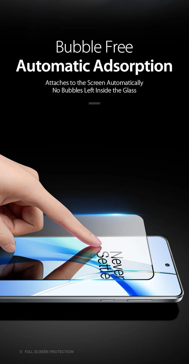 محافظ صفحه نمایش OIATROE [بسته 2 عددی] برای OnePlus Nord CE4/Oppo K12، محافظ صفحه نمایش شیشه ای حرارت دیده ممتاز فوق العاده باریک HD 2.5D Pro-Fit - مشکی