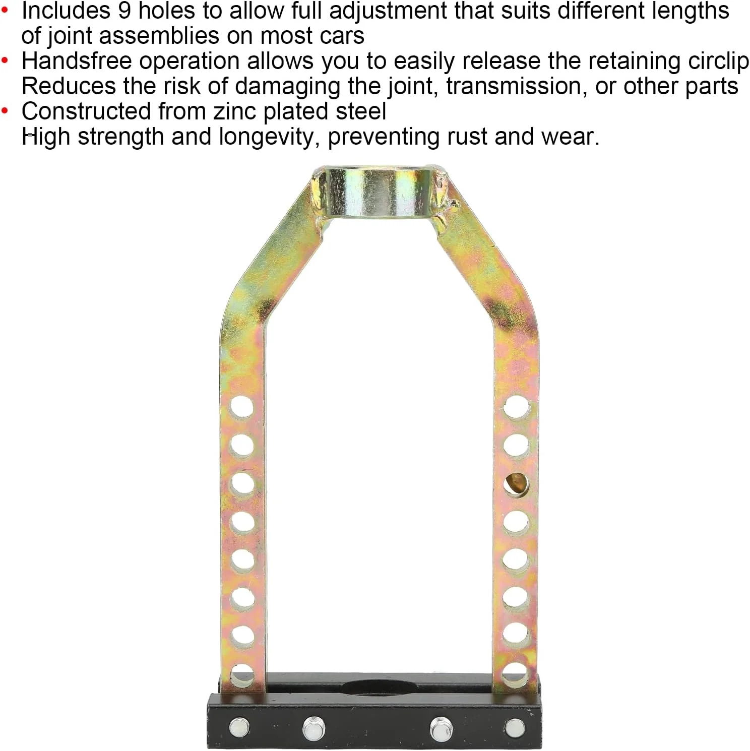 ابزار جداکننده پلوس ۹ سوراخه با روکش فولاد گالوانیزه برای تعمیرات خودرو