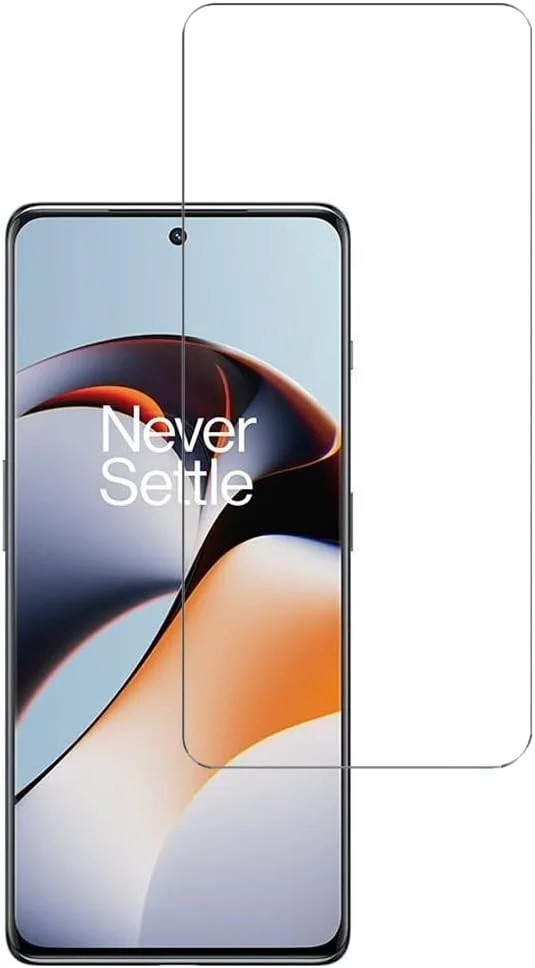 [2 بسته] محافظ صفحه نمایش شیشه ای حرارت دیده برای OnePlus 12R، محافظ صفحه نمایش شفاف HD برای OnePlus 12R