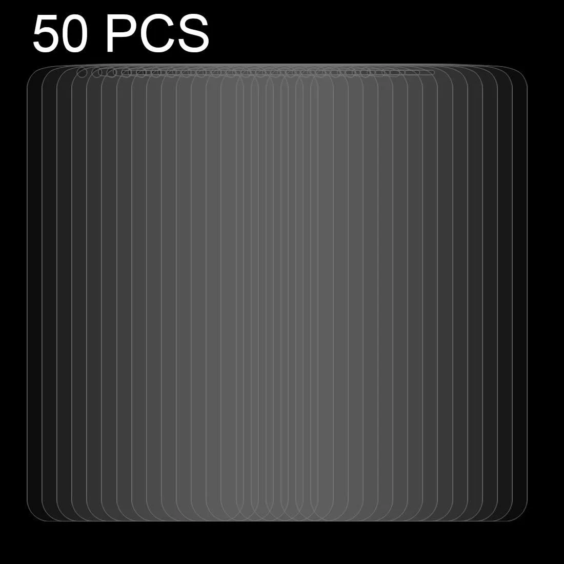 محافظ صفحه نمایش شیشه ای حرارت دیده Koubobo با لبه های منحنی 2.5D و سختی سطح 9H و ضخامت 0.26 میلی متر مناسب برای گوشی وان پلاس 5T - بسته 50 عددی