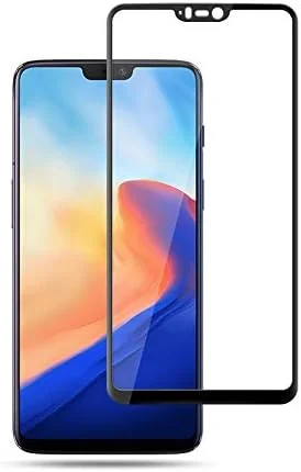 محافظ صفحه نمایش شیشه ای حرارت دیده Koubobo با ضخامت 0.33 میلی متر، سختی 9H و چاپ ابریشمی 2.5D مناسب برای OnePlus 6