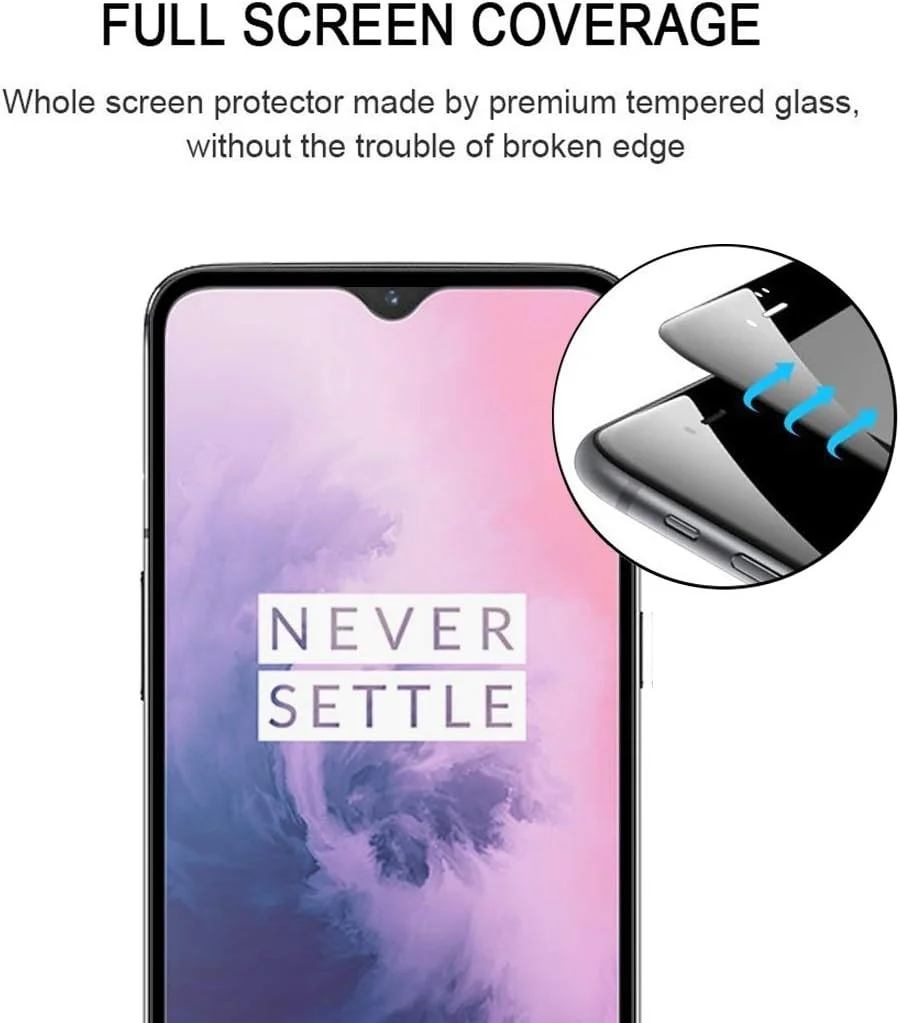 محافظ صفحه نمایش شیشه ای تمپرد فول اسکرین 9H کوبوبو برای OnePlus 7
