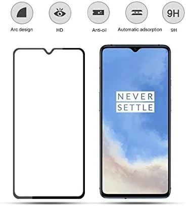 محافظ صفحه نمایش شیشه ای حرارت دیده تمام چسب منحنی سه بعدی 9H با ضخامت 0.33 میلی متر Dalee برای OnePlus 7T محافظ صفحه نمایش شیشه ای حرارت دیده تمام چسب منحنی سه بعدی 9H با ضخامت 0.33 میلی متر Dalee برای OnePlus 7T