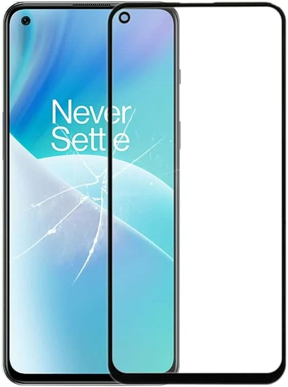 قطعات جایگزین تلفن همراه YUANSHIHUI برای OnePlus Nord 2T CPH2399 CPH2401 شیشه لنز بیرونی صفحه نمایش جلو با چسب شفاف نوری OCA
