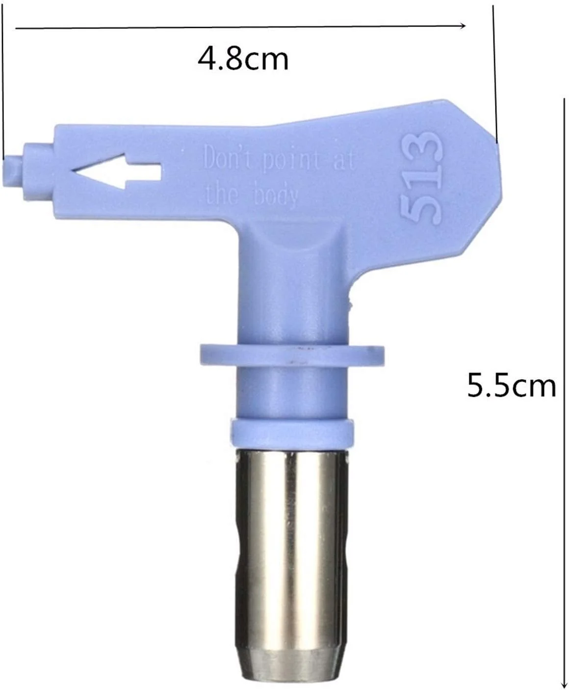 نازل ایربراش سری 5 بنفش برای نقاشی، تفنگ اسپری رنگ بدون هوا، پوشش پودری، اسپری رنگ قابل حمل، ابزار تعمیر خودرو (رنگ: 519) Leunlee