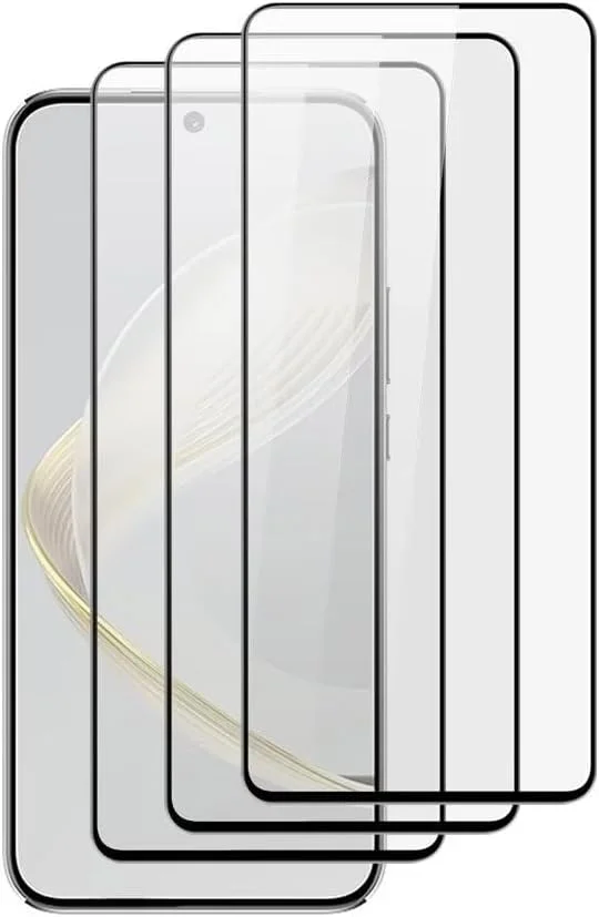 محافظ صفحه نمایش QINOUK برای OnePlus Nord N30، [بسته 3 عددی] محافظ صفحه شیشه ای حرارت دیده HD، محافظت تمام صفحه، [مقاوم در برابر خراش] [بدون حباب] برای OnePlus Nord N30 - شفاف