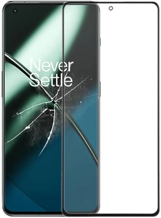 قطعه تعویضی موبایل برای OnePlus Ace Pro، شیشه لنز بیرونی صفحه نمایش جلو با چسب شفاف نوری OCA