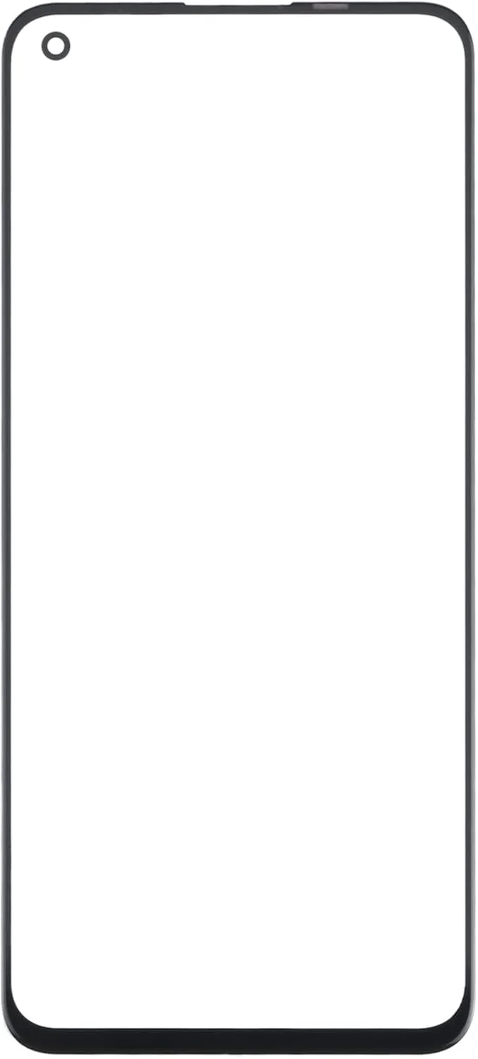 شیشه لنز بیرونی صفحه نمایش جلویی ZCLINXHEFSDSS برای OnePlus Nord 2 5G DN2101 DN2103 (مشکی)