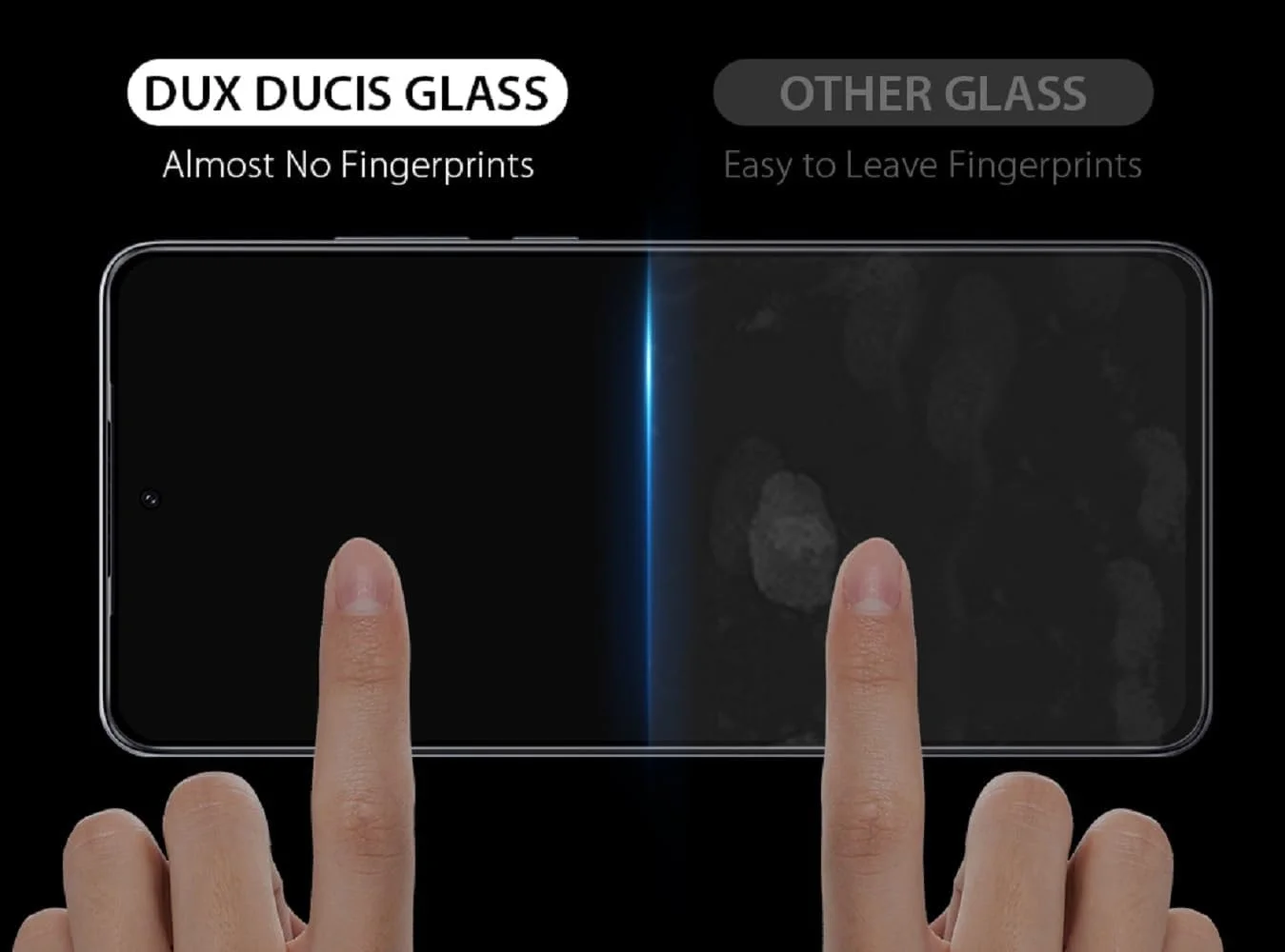 محافظ صفحه نمایش شیشه ای حرارت دیده خمیده DUX DUCIS طراحی شده برای OnePlus Nord CE4 Lite/OPPO K12x، شیشه آلومینیوم-سیلیکون 0.33 میلی متری ضد جاسوسی - مشکی (تک عددی)