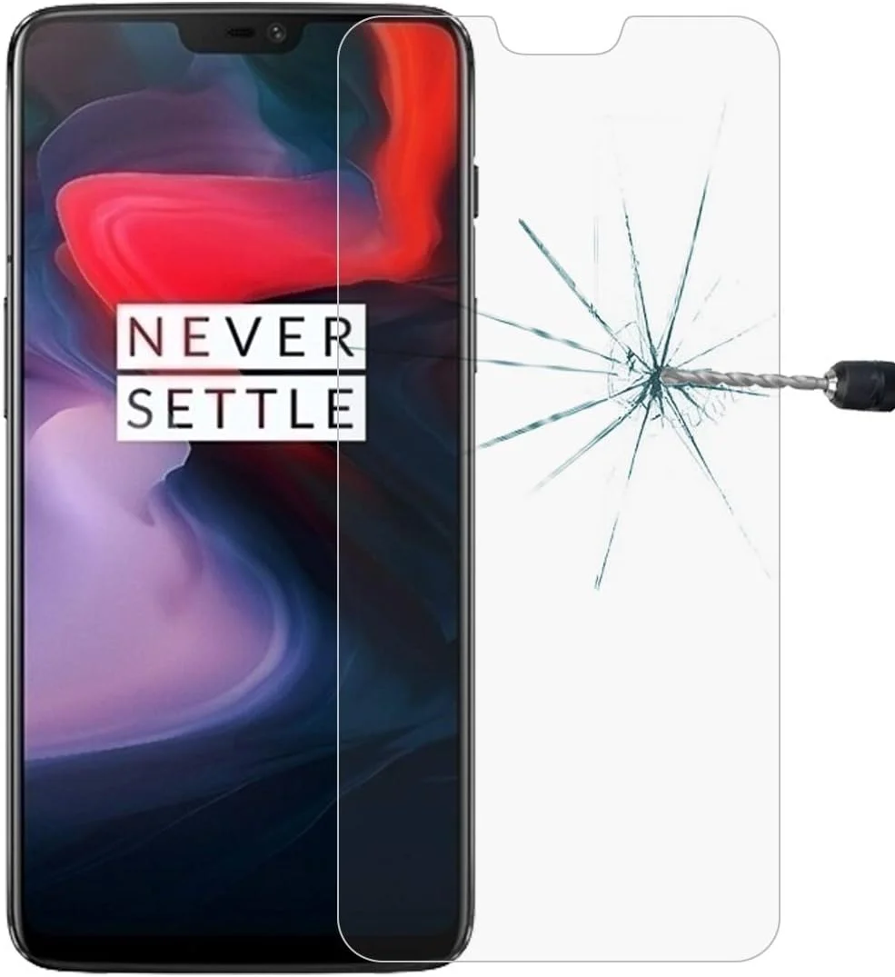 محافظ صفحه نمایش شیشه ای حرارت دیده 0.26 میلی متری 9H 2.5D مناسب برای OnePlus 6 Wangyyy