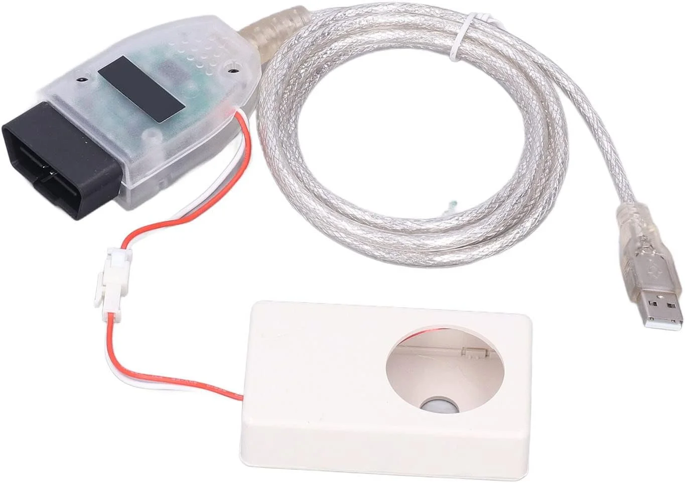 کابل دیاگ خودرو، کابل های مستحکم K+CAN ضد سایش و پایدار USB 5.0، جایگزینی برای ابزار تعمیر خودرو برای A3 VDO Dash 2003-2005 Leunlee