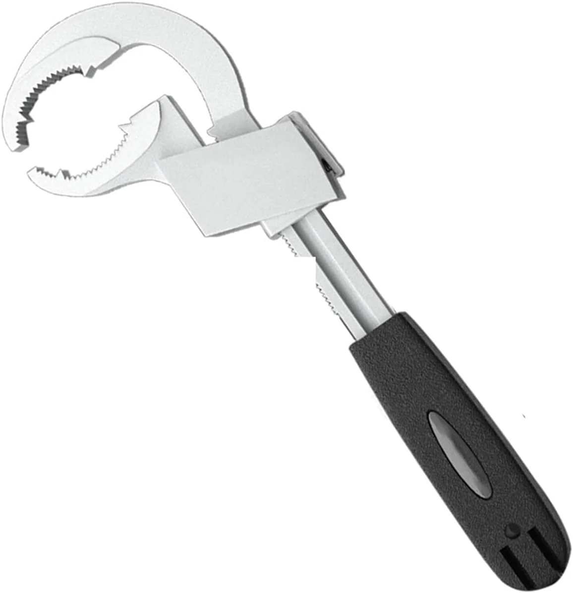 آچار چند منظوره 80 میلی متری برای حمام، آچار قابل تنظیم با دهانه بزرگ برای لوله آب سینک، ابزار تعمیر آچار مخصوص حمام خانگی Leunlee