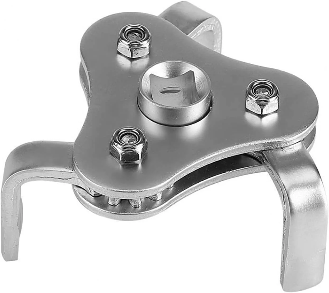 ابزار آچار فیلتر روغن دو طرفه قابل تنظیم خودکار LZFuiop با ابزار جداکننده 3 فک مناسب برای ابزارهای تعمیر خودرو و کامیون 60-120 میلی متر جدید