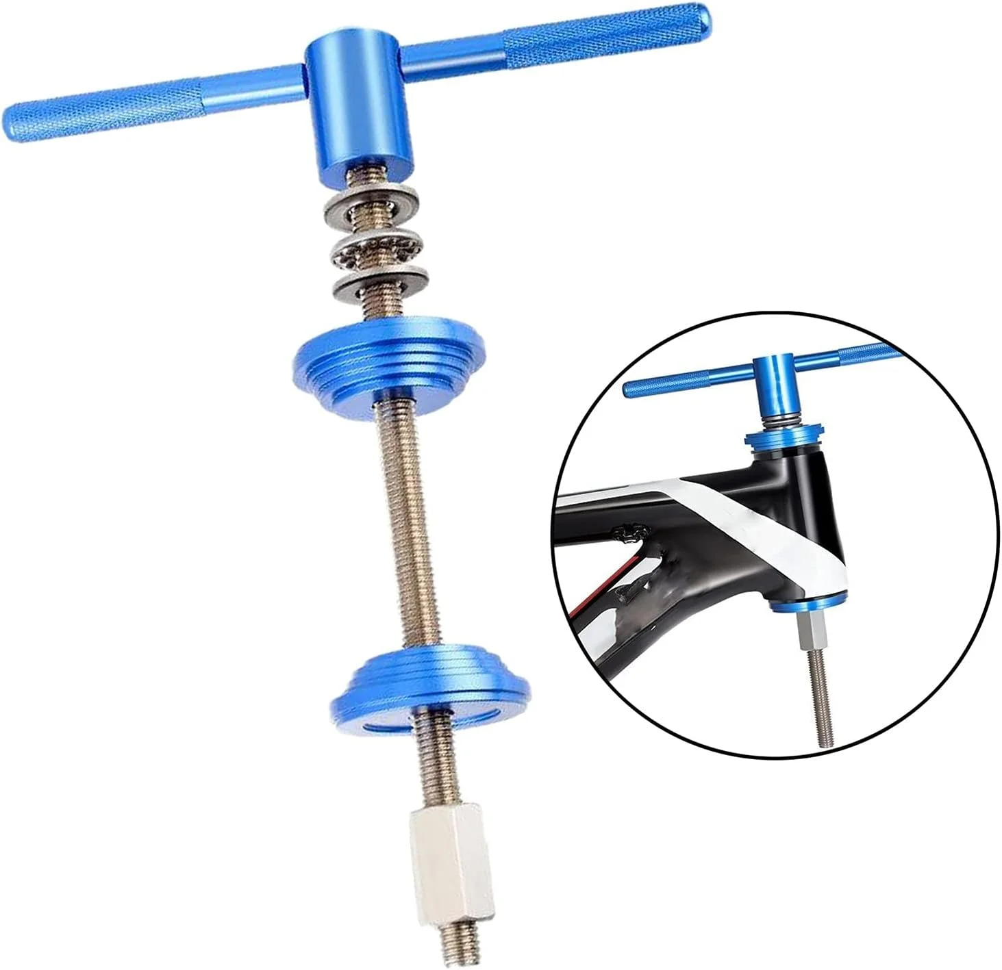 ابزار نصب هدست دوچرخه و حذف کاسه دوشاخ Leunlee