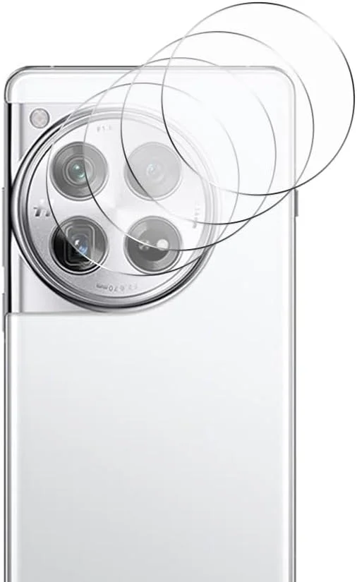 محافظ لنز دوربین گوشی OnePlus 13 کیوجانسیو، [بسته 4 عددی] فیلم محافظ شیشه ای حرارت دیده شفاف HD، [ضد خش] [بدون حباب]