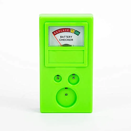 ابزار تعمیر ساعت دکمه ای پلاستیکی، ابزار تست بررسی کننده باتری سکه ای 1.55 ولت / 3 ولت (زرد) Leunlee ابزار تعمیر ساعت دکمه ای پلاستیکی، ابزار تست بررسی کننده باتری سکه ای 1.55 ولت / 3 ولت (زرد) Leunlee