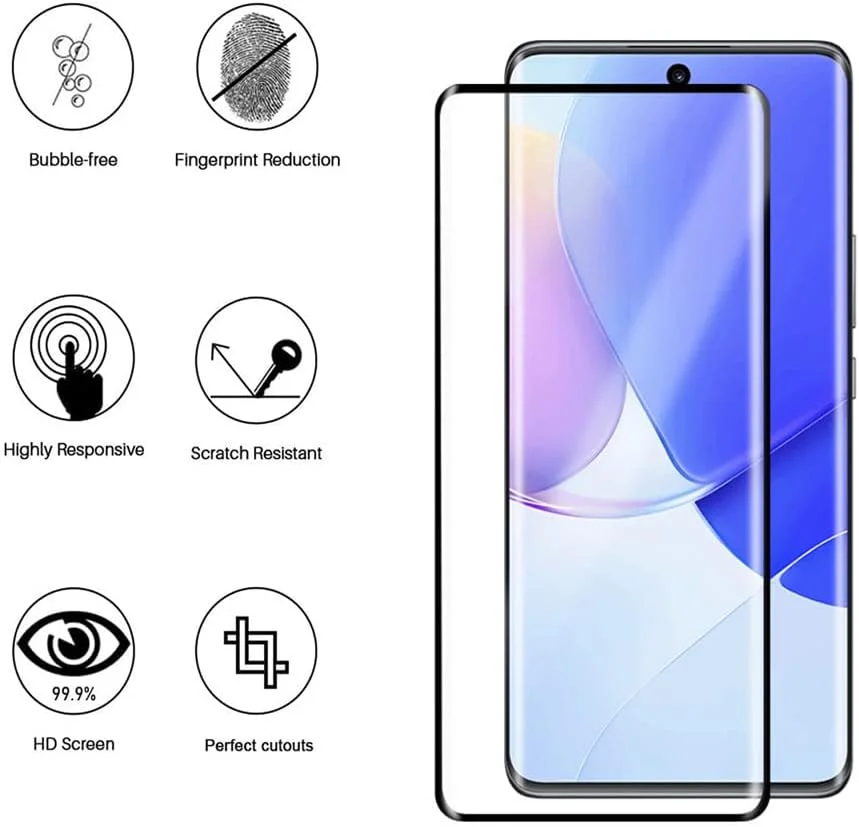 محافظ صفحه نمایش QJONSIU سازگار با OnePlus 15، بسته 3 عددی محافظ صفحه شیشه ای حرارت دیده HD، محافظت تمام صفحه، مقاوم در برابر خراش و بدون حباب