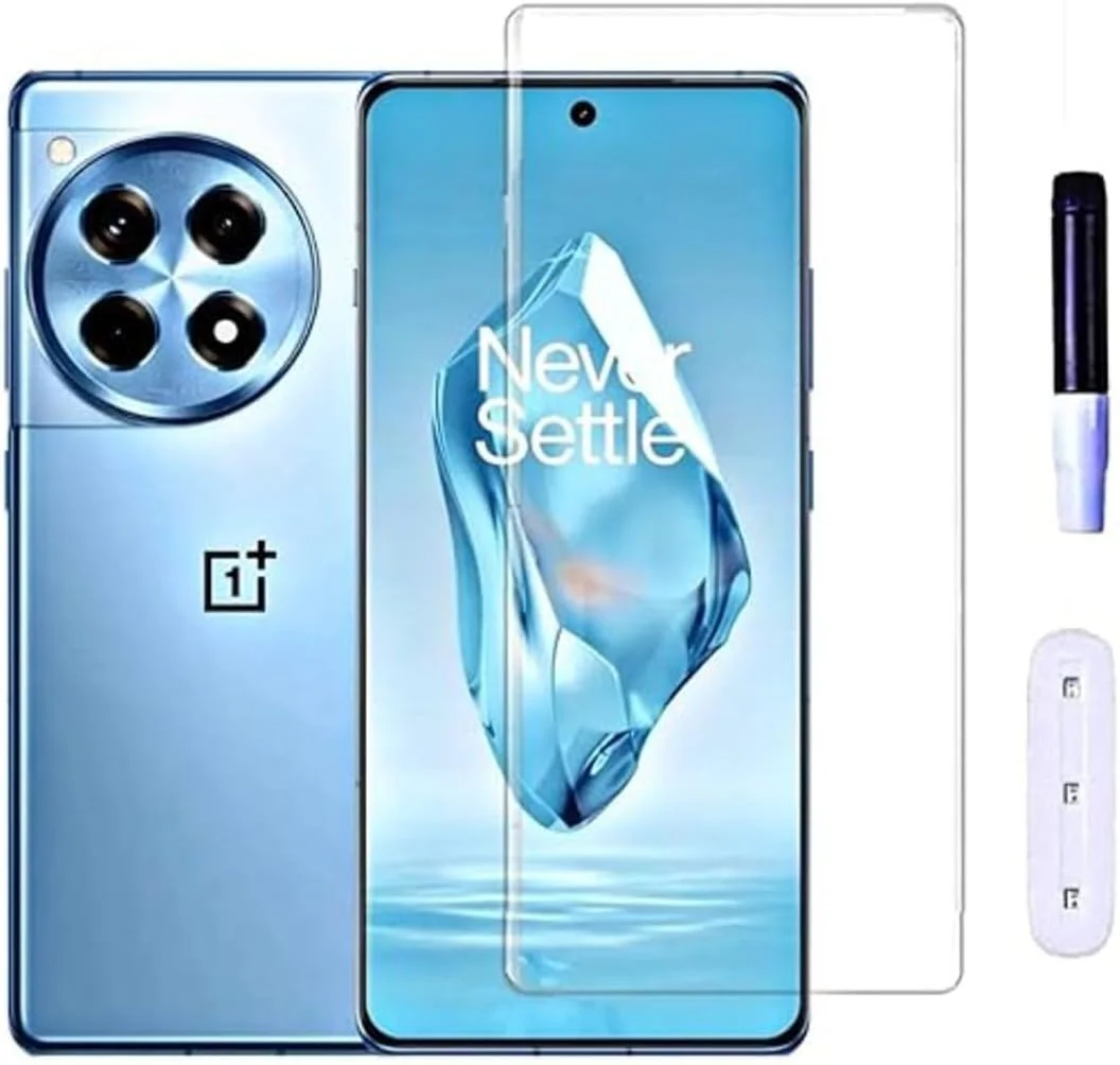 محافظ صفحه نمایش شیشه ای حرارت دیده ماز UV برای 1+12R، سختی 9H، بسته 1 عددی، لبه خمیده