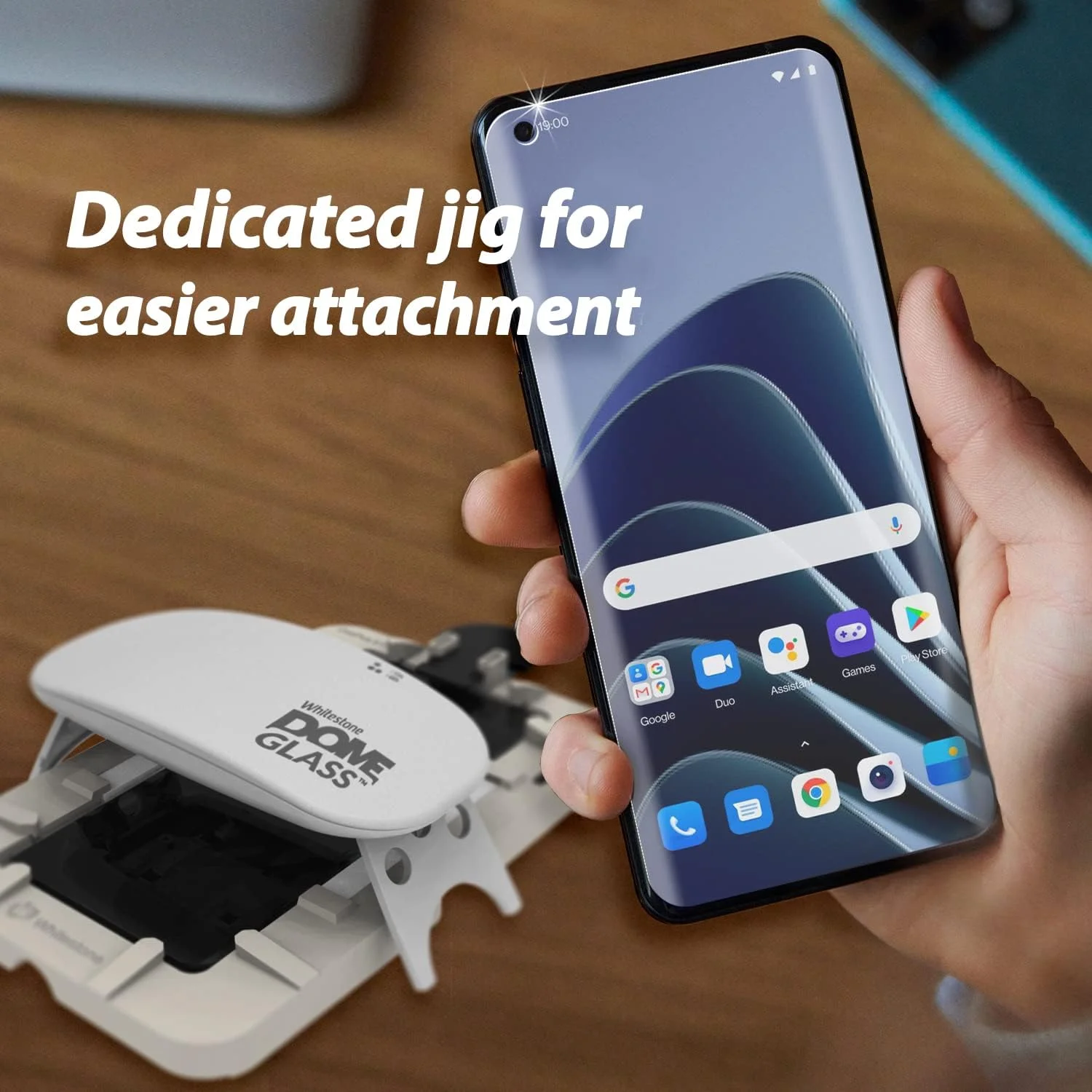 محافظ صفحه نمایش شیشه ای DOME GLASS Whitestone [دو عددی] برای OnePlus 10 Pro، محافظ تمام صفحه با فناوری پخش مایع [نصب آسان] محافظ صفحه نمایش گوشی هوشمند - بسته دو عددی