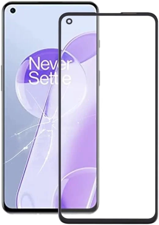 لوازم جانبی موبایل برای OnePlus 9RT 5G MT2110 MT2111 شیشه لنز بیرونی صفحه نمایش جلو با چسب شفاف نوری OCA (مشکی) قطعات جایگزین لوازم جانبی موبایل برای OnePlus 9RT 5G MT2110 MT2111 شیشه لنز بیرونی صفحه نمایش جلو با چسب شفاف نوری OCA (مشکی) قطعات جایگزین