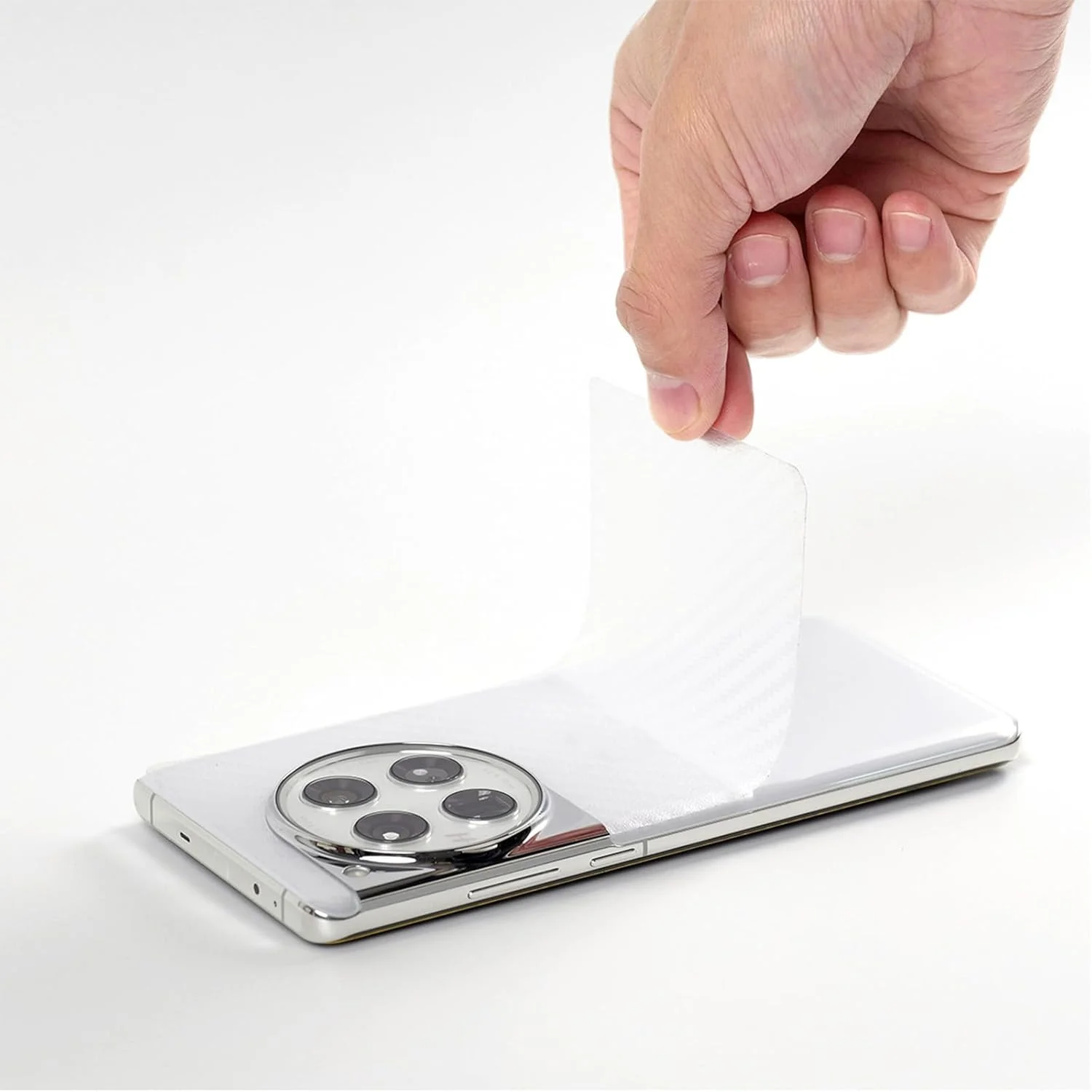 محافظ صفحه نمایش برای وان پلاس 12 5G 6.82 اینچ [2 عدد]، فیلم TPU انعطاف پذیر، همراه با 1 عدد محافظ لنز دوربین، 1 عدد فیلم پشت، بدون حباب، نصب آسان