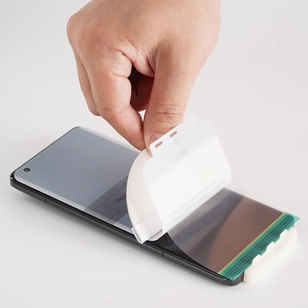 محافظ صفحه نمایش برای وان پلاس 11 5G 6.7 اینچ [2 عدد]، فیلم TPU انعطاف پذیر، همراه با 1 عدد محافظ لنز دوربین، 1 عدد فیلم پشت، بدون حباب، نصب آسان