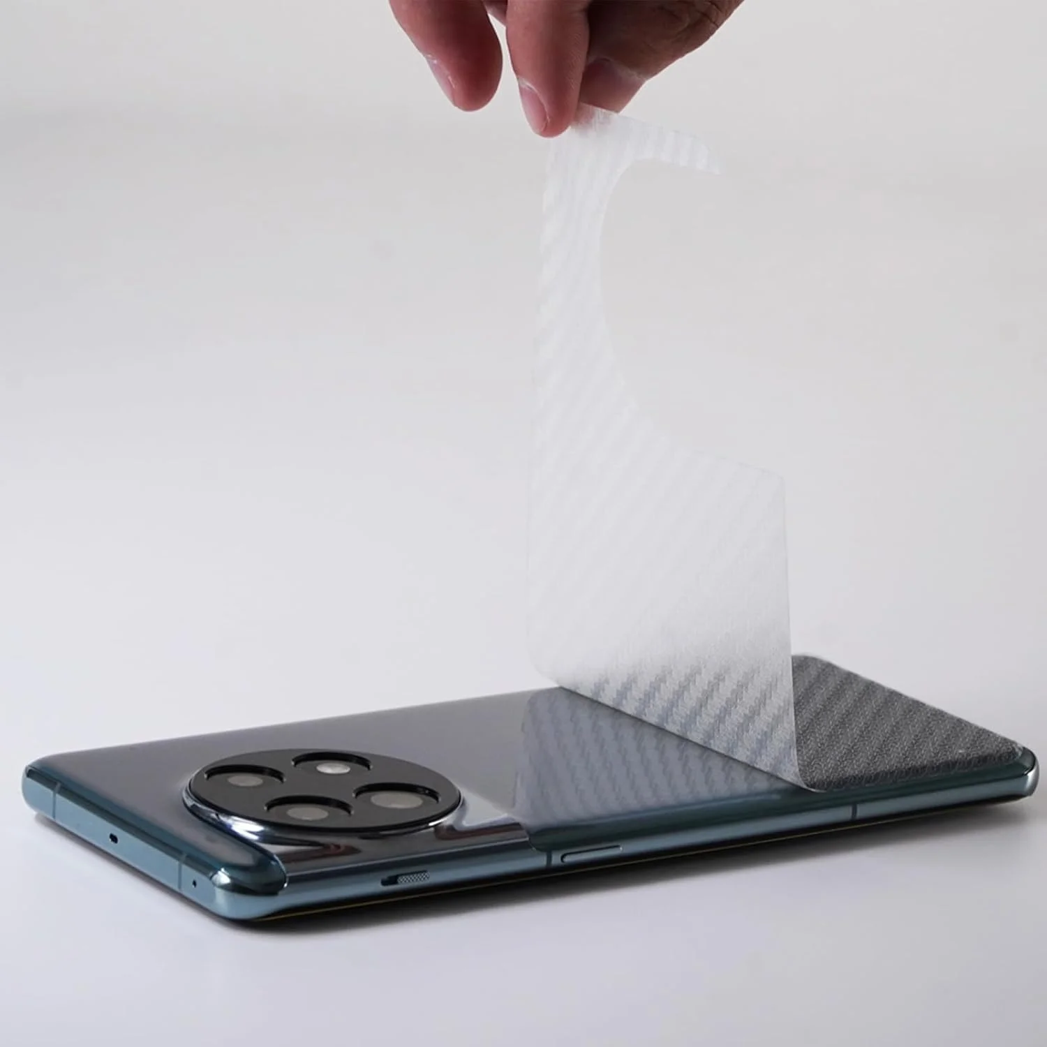 محافظ صفحه نمایش برای وان پلاس 11 5G 6.7 اینچ [2 عدد]، فیلم TPU انعطاف پذیر، همراه با 1 عدد محافظ لنز دوربین، 1 عدد فیلم پشت، بدون حباب، نصب آسان