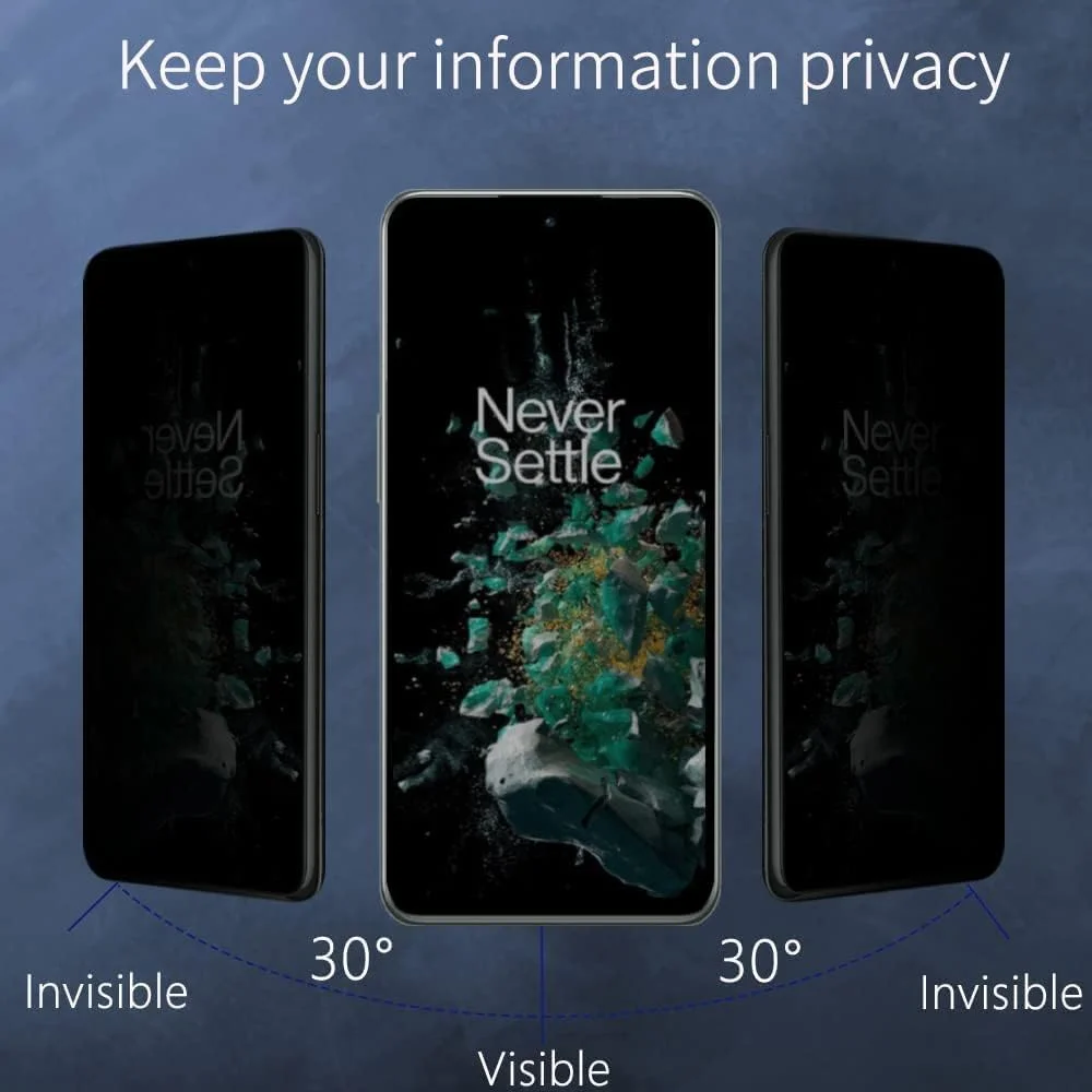 محافظ صفحه نمایش ضد جاسوسی HKess بسته 2 عددی برای OnePlus 10T - محافظ صفحه نمایش حریم خصوصی تمام صفحه، فیلم شیشه ای حرارت دیده سه بعدی، محافظ پوشش کامل ضد خش با سختی 9H محافظ صفحه نمایش ضد جاسوسی HKess بسته 2 عددی برای OnePlus 10T - محافظ صفحه نمایش حریم خصوصی تمام صفحه، فیلم شیشه ای حرارت دیده سه بعدی، محافظ پوشش کامل ضد خش با سختی 9H