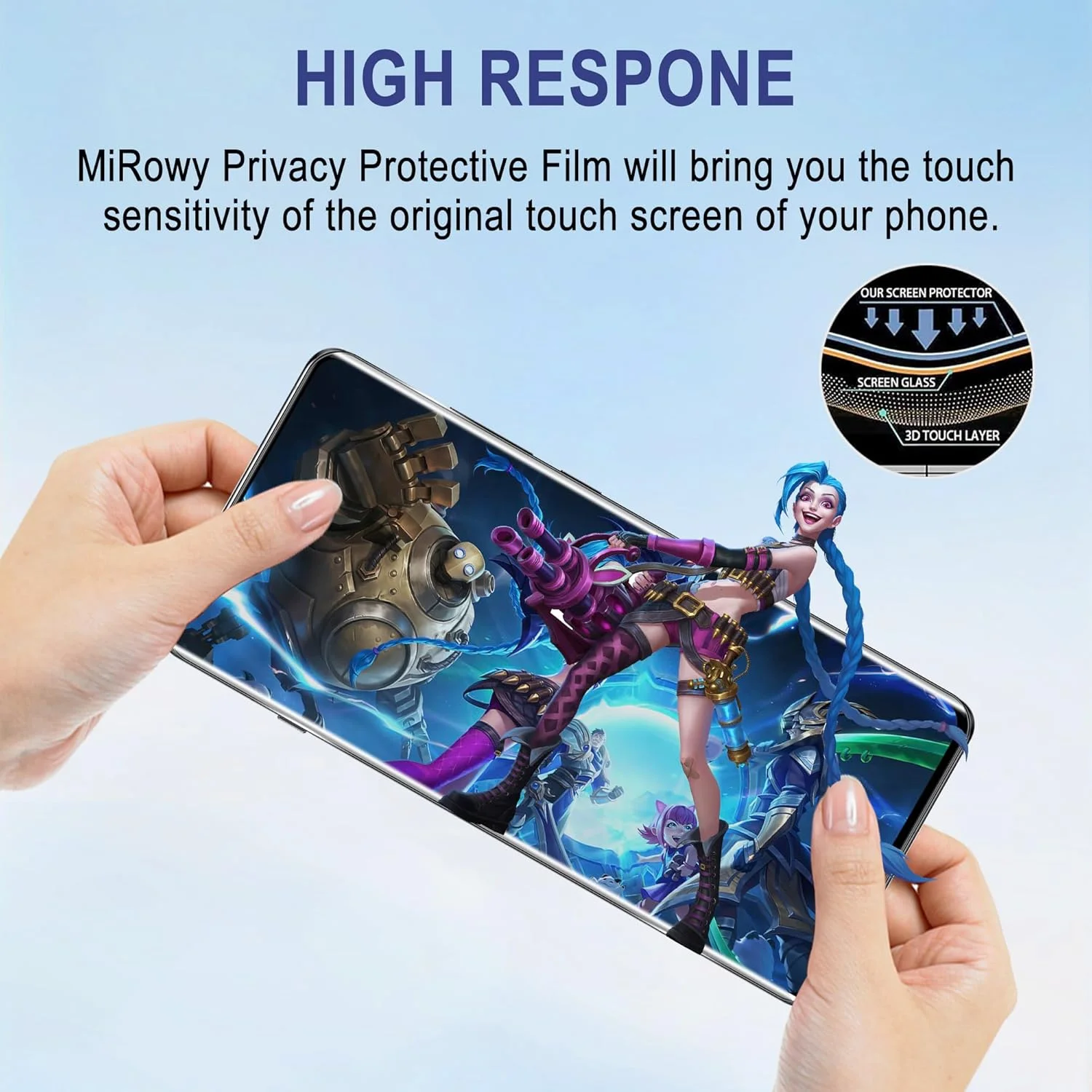 محافظ صفحه نمایش MiRowy بسته 2 عددی برای OnePlus 12، فیلم TPU انعطاف پذیر با ابزار نصب، پشتیبانی از شناسه اثر انگشت، فیلم محافظ صفحه نمایش ضد خش برای OnePlus 12 محافظ صفحه نمایش MiRowy بسته 2 عددی برای OnePlus 12، فیلم TPU انعطاف پذیر با ابزار نصب، پشتیبانی از شناسه اثر انگشت، فیلم محافظ صفحه نمایش ضد خش برای OnePlus 12